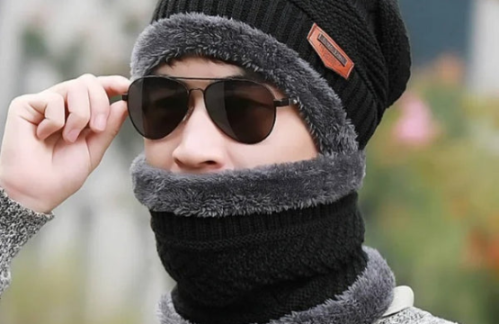 Unisex Winter Beanie Cap & Scarf Stretchy Warm Cap for Men and Women - Image 4