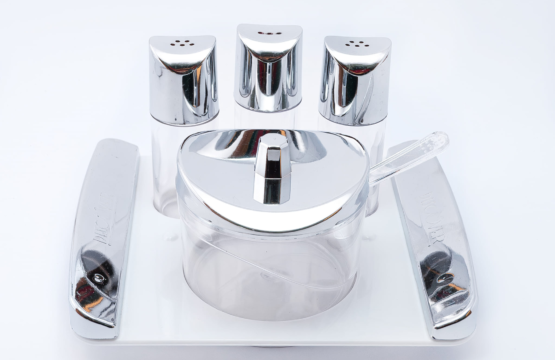PRADO Sugar, Salt & Pepper Shaker 4pcs Set