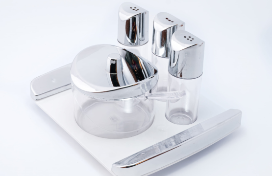PRADO Sugar, Salt & Pepper Shaker 4pcs Set - Image 4