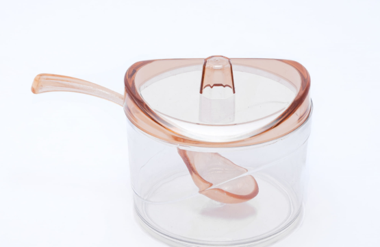 Prime Acrylic sugar pot with spoon. - Image 4