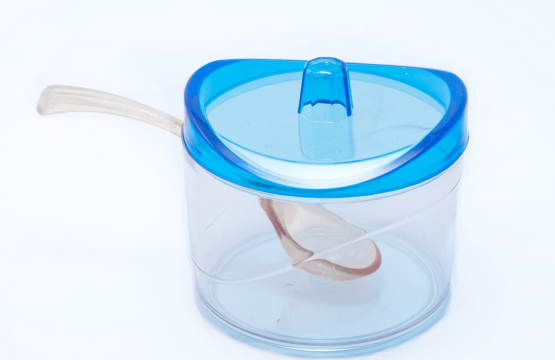 Prime Acrylic sugar pot with spoon. - Image 2
