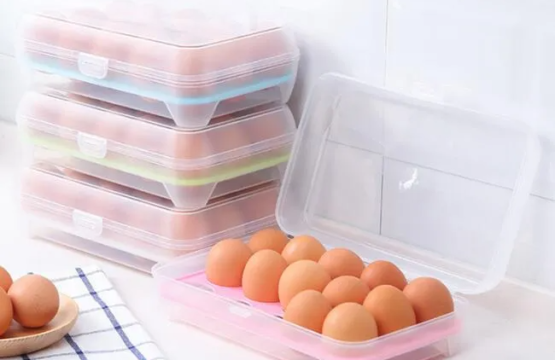 15 Grid Egg Storage Box Plastic Egg Organizer for Kitchen and Travel - Image 4
