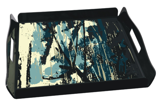 Urban Trends Magical Black Tray - Image 2