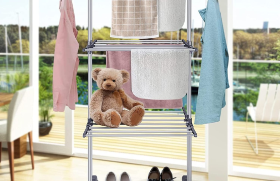 3 Tier Clothes Rack Stainless Steel