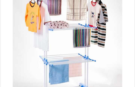 3 Tier Clothes Rack Stainless Steel - Image 2