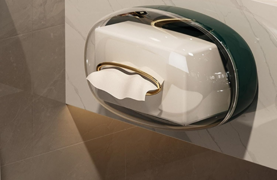 Acrylic Luxury Wall-Mounted Tissue Box - Image 5
