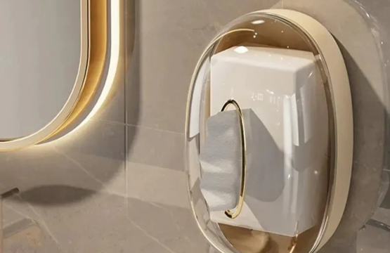 Acrylic Luxury Wall-Mounted Tissue Box - Image 3