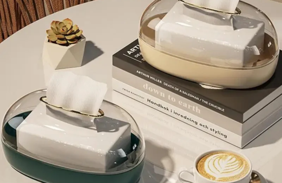 Acrylic Luxury Wall-Mounted Tissue Box - Image 4