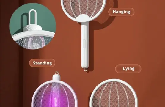 Foldable Mosquito Racket 3 in 1 USB Electric Insect Killer - Image 2