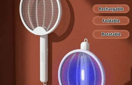 Foldable Mosquito Racket 3 in 1 USB Electric Insect Killer