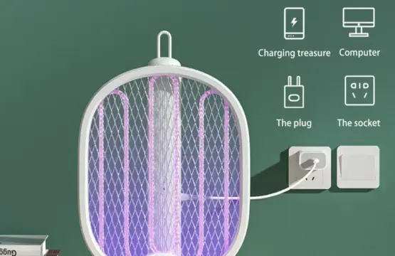 Foldable Mosquito Racket 3 in 1 USB Electric Insect Killer - Image 3