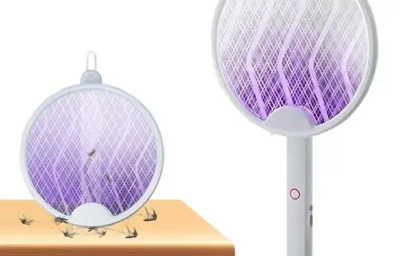 Foldable Mosquito Racket 3 in 1 USB Electric Insect Killer - Image 4