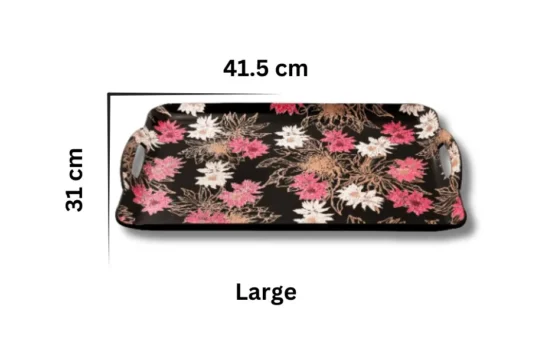 Urban Trends Magical Black Tray Large (B1) - Image 4