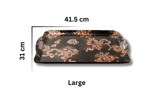 Urban Trends Magical Black Tray Large (B2) - Image 3