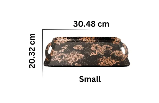 Urban Trends Magical Black Tray Large (B2) - Image 2