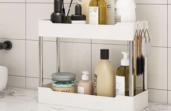 Multifunctional Storage Rack With 3-4 Tiers Trolley - Image 2