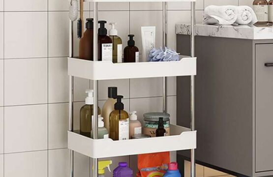 Multifunctional Storage Rack With 3-4 Tiers Trolley - Image 5