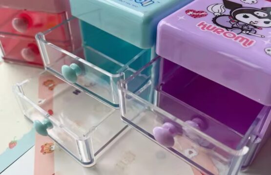 Hello Kitty Cartoon Printing Double-Layer Storage Box - Image 4