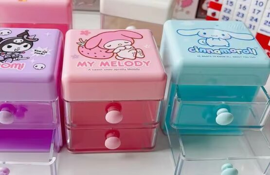 Hello Kitty Cartoon Printing Double-Layer Storage Box - Image 5