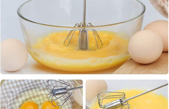 Press Type Stainless Steel Egg Whisks - Image 3