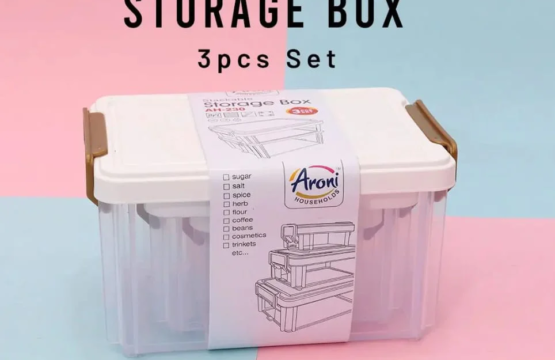 3pcs Stackable Aroni Storage box
