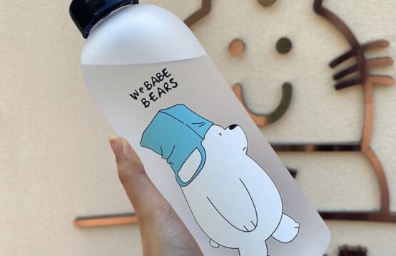1000ml Panda Cartoon Water Bottle - Image 7