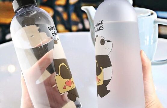 1000ml Panda Cartoon Water Bottle - Image 8