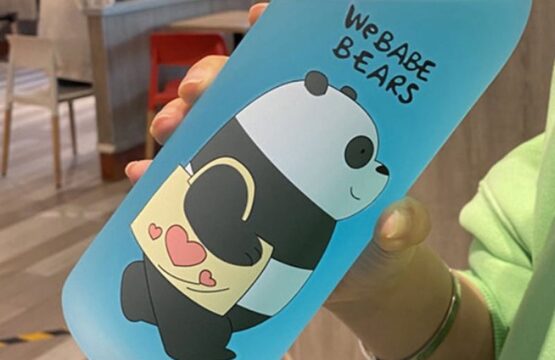1000ml Panda Cartoon Water Bottle - Image 9