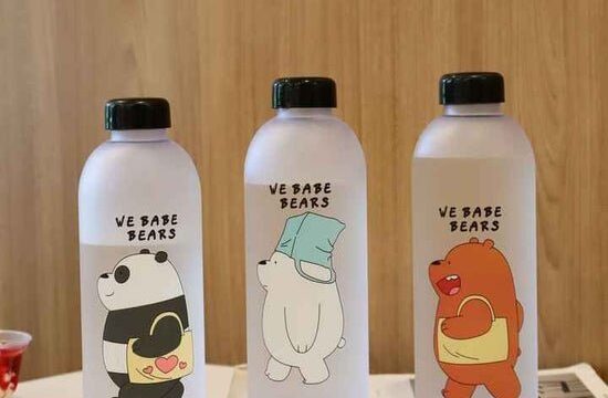 1000ml Panda Cartoon Water Bottle - Image 4
