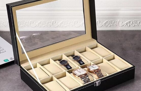 12 Slots Watch Jewelry Display Case