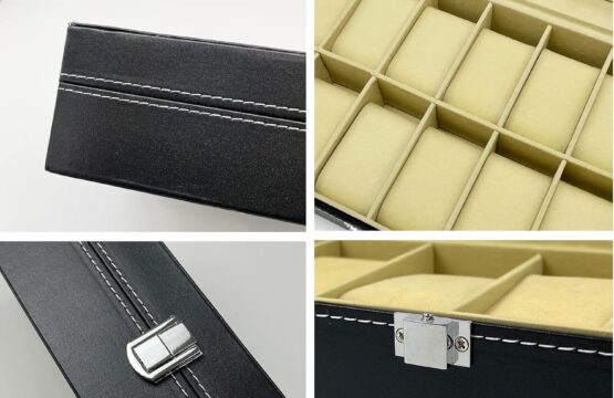 12 Slots Watch Jewelry Display Case