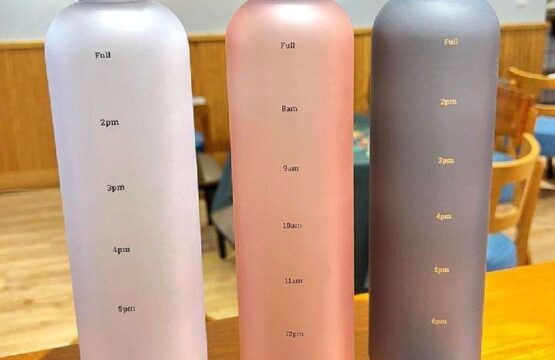 1L Water Bottle with Time Marker