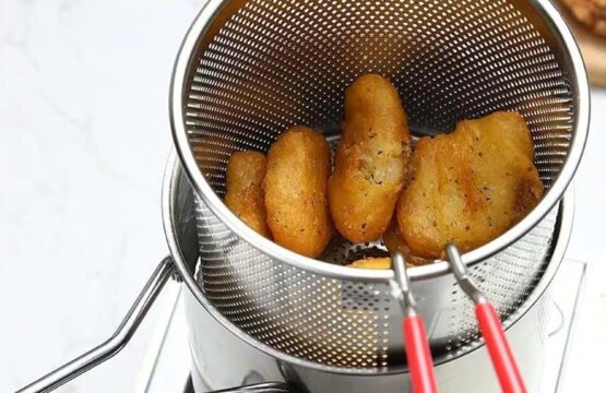 304 Stainless Steel Oil Fryer with Filter Screen - Image 2