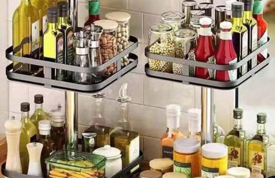 360-degree rotating spice storage rack - Image 4