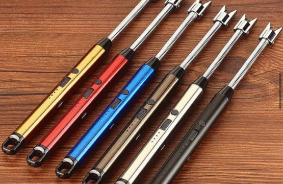 360° Rechargeable USB Electric Lighter with LED Display (3)