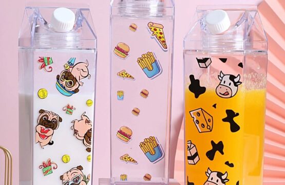 Acrylic Food Grade Milk Bottle