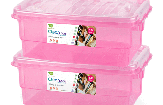 Clear Lock Storage Box - 5L, 7L, 10L | Multipurpose BPA-Free Container | Stackable & Food-Grade Storage Solution for Kitchen, Office, and More - Image 4