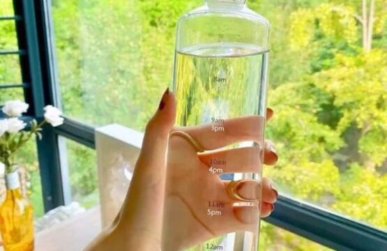 500ml Clear Water Bottle with Time Marker - Image 4