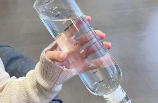 500ml Clear Water Bottle with Time Marker - Image 5