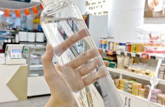 500ml Clear Water Bottle with Time Marker - Image 8