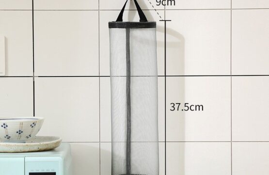Grocery Storage Bag Dispenser Hanging Polyester Bag Organizer for Plastic Bags - Image 2