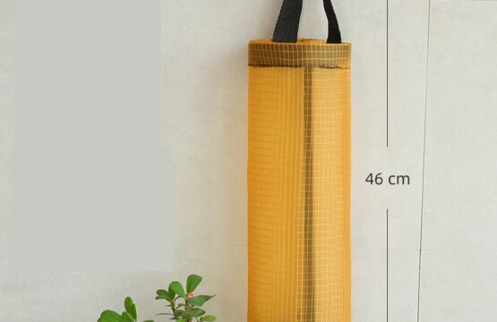 Grocery Storage Bag Dispenser Hanging Polyester Bag Organizer for Plastic Bags - Image 8