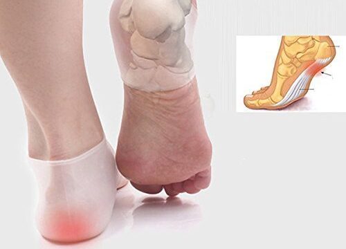 Silicone Heel Anti-Cracking Socks (1 Pair)