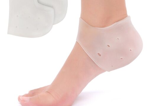 Silicone Heel Anti-Cracking Socks (1 Pair)