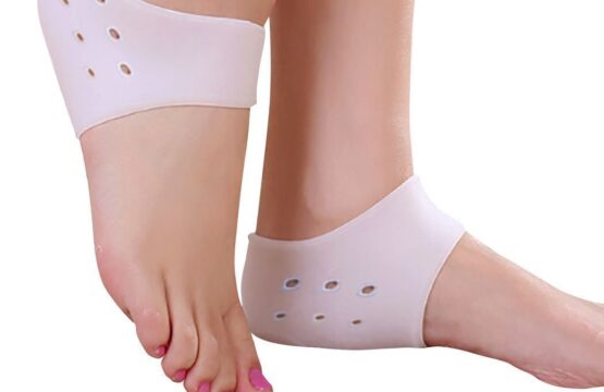 Silicone Heel Anti-Cracking Socks (1 Pair)