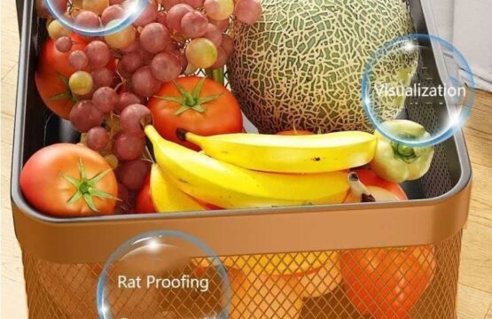 Rotating Square Kitchen Storage Trolly - Image 2