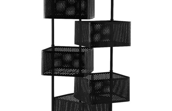 Rotating Square Kitchen Storage Trolly - Image 5