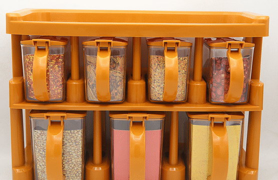 Master Chef Spice Rack 7 Jars Set - Image 3