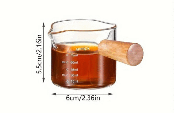 Measuring Cup Heat Resistant Glass Measuring Cup (75ml) - Image 7