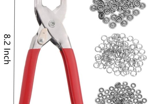 Metal Snap Button Plier with 50 Buttons - Image 8